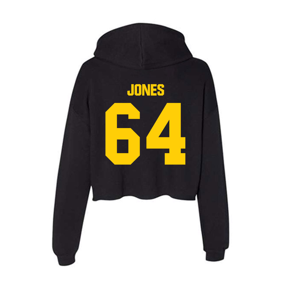 Iowa - NCAA Football : Leighton Jones - Women's Crop Fleece Hoodie-1