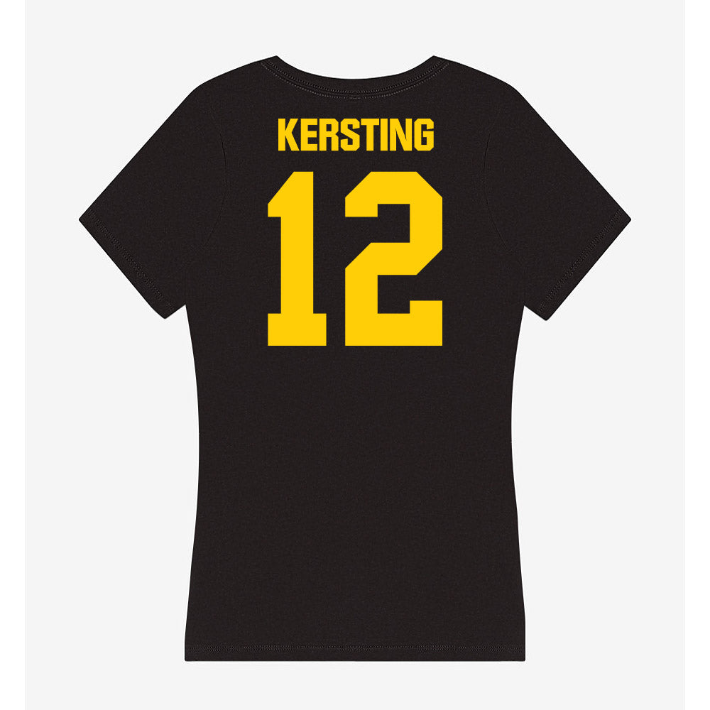 Iowa - NCAA Softball : Kayla Kersting - Women's V-Neck T-Shirt-1