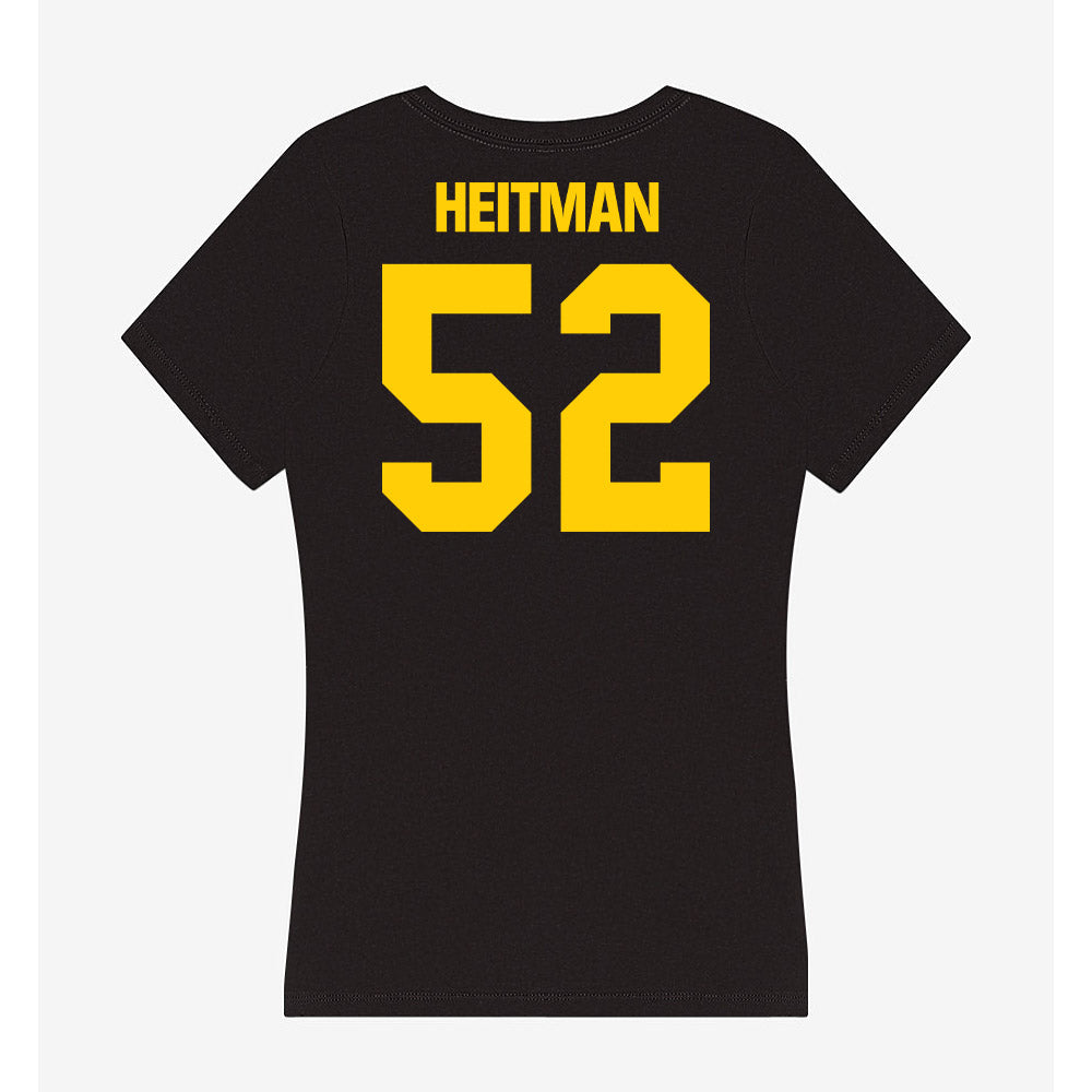 Iowa - NCAA Baseball : Nick Heitman - Women's V-Neck T-Shirt-1
