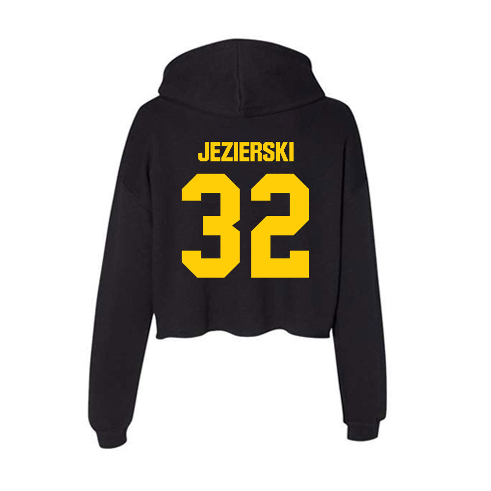 Iowa - NCAA Football : Sawyer Jezierski - Women's Crop Fleece Hoodie-1