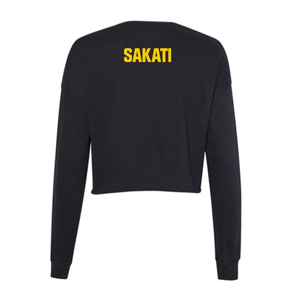 Iowa - NCAA Women's Rowing : Sidra Sakati - Women's Cropped Crew Fleece-1