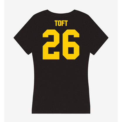 Iowa - NCAA Baseball : Ben Toft - Women's V-Neck T-Shirt-1