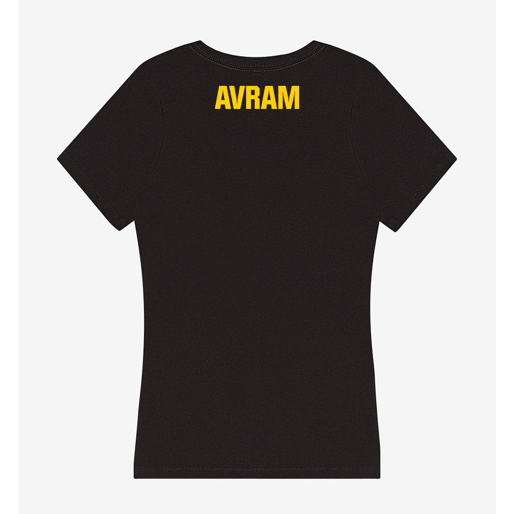 Iowa - NCAA Women's Swimming & Diving : Stephanie Avram - Women's V-Neck T-Shirt-1