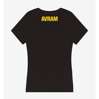 Iowa - NCAA Women's Swimming & Diving : Stephanie Avram - Women's V-Neck T-Shirt-1