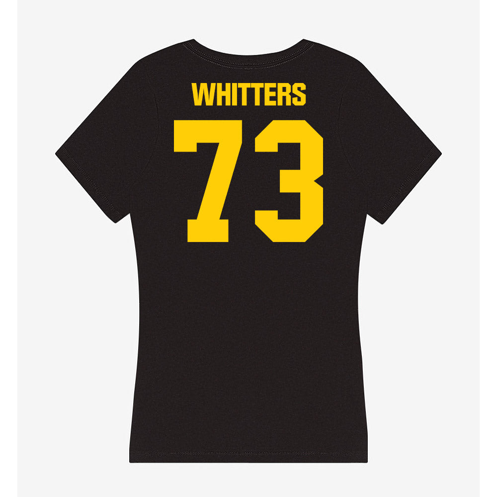 Iowa - NCAA Football : Colin Whitters - Women's V-Neck T-Shirt-1