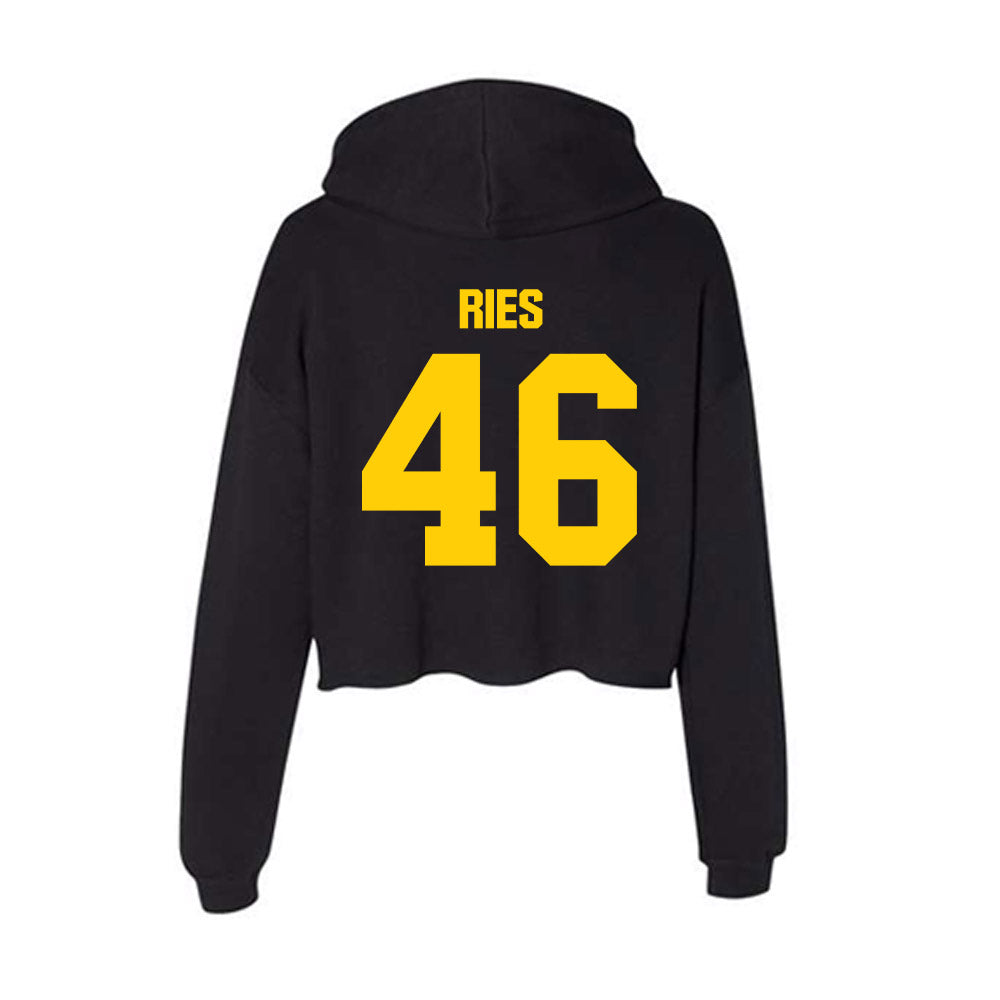 Iowa - NCAA Football : Preston Ries - Women's Crop Fleece Hoodie-1