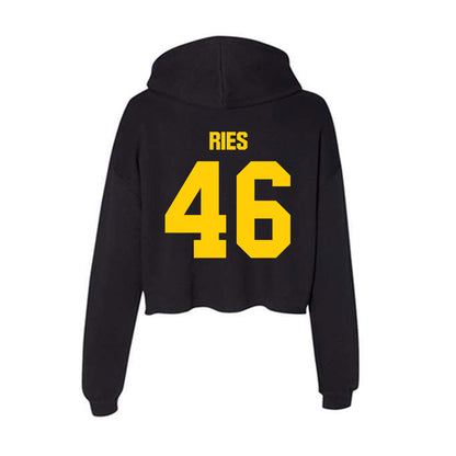 Iowa - NCAA Football : Preston Ries - Women's Crop Fleece Hoodie-1