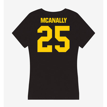 Iowa - NCAA Softball : Leah McAnally - Women's V-Neck T-Shirt-1