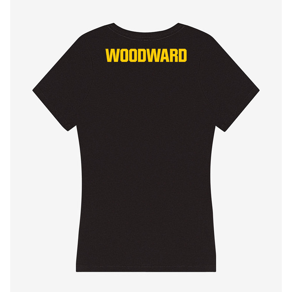 Iowa - NCAA Women's Swimming & Diving : Lainey Woodward - Women's V-Neck T-Shirt-1
