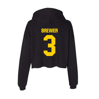 Iowa - NCAA Softball : Carly Brewer - Women's Crop Fleece Hoodie-1