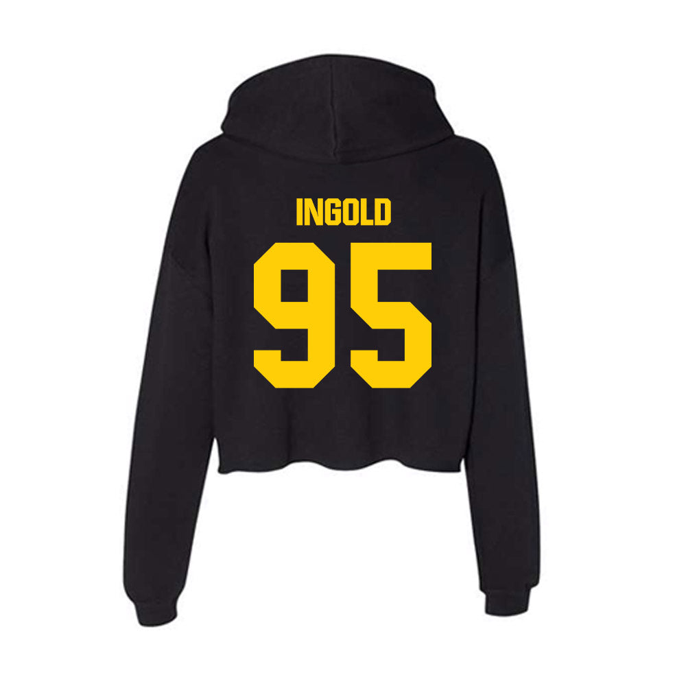 Iowa - NCAA Football : Lance Ingold - Women's Crop Fleece Hoodie-1