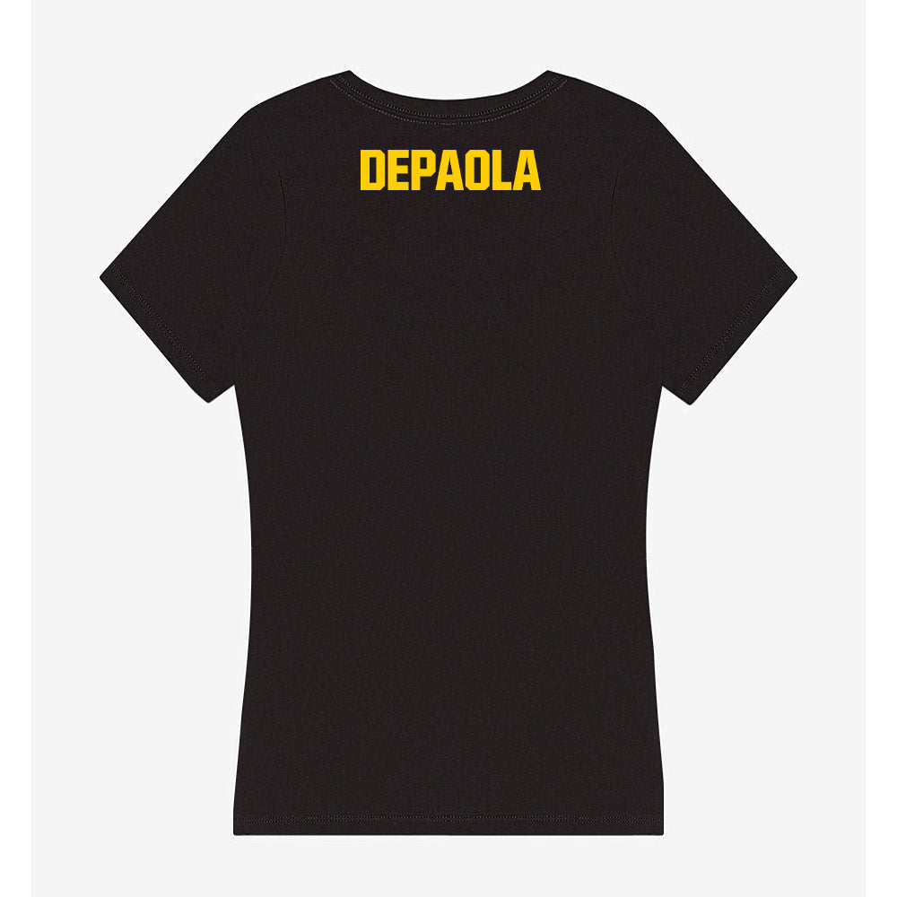Iowa - NCAA Women's Gymnastics : Stella DePaola - Women's V-Neck T-Shirt-1