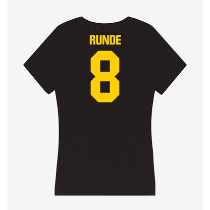 Iowa - NCAA Baseball : Logan Runde - Women's V-Neck T-Shirt-1