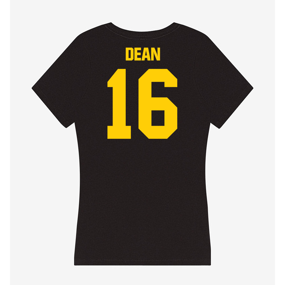 Iowa - NCAA Football : O'lontae Dean - Women's V-Neck T-Shirt-1