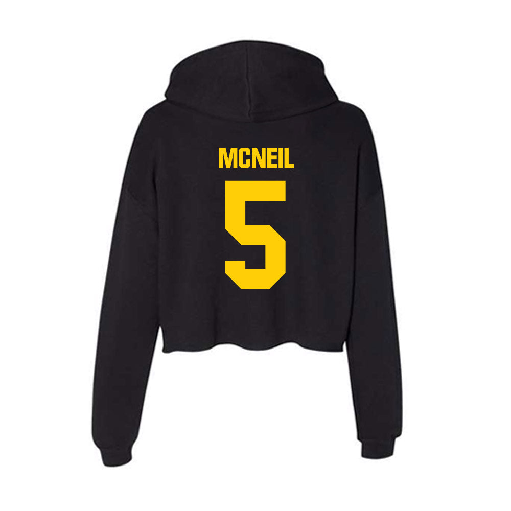 Iowa - NCAA Football : Nathan Mcneil - Women's Crop Fleece Hoodie-1