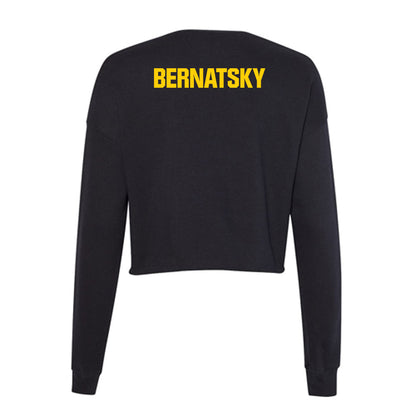 Iowa - NCAA Women's Swimming & Diving : Zita Bernatsky - Women's Cropped Crew Fleece-1