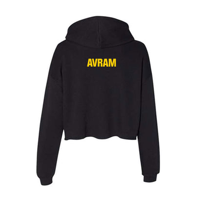 Iowa - NCAA Women's Swimming & Diving : Stephanie Avram - Women's Crop Fleece Hoodie-1