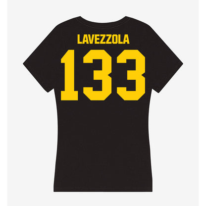 Iowa - NCAA Men's Wrestling : Anthony Lavezzola - Women's V-Neck T-Shirt-1