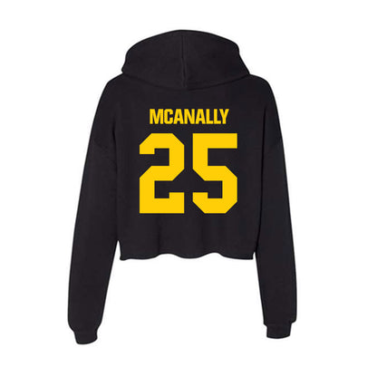 Iowa - NCAA Softball : Leah McAnally - Women's Crop Fleece Hoodie-1