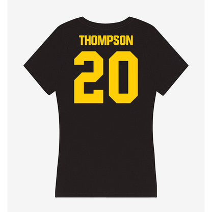 Iowa - NCAA Men's Basketball : Trey Thompson - Women's V-Neck T-Shirt-1