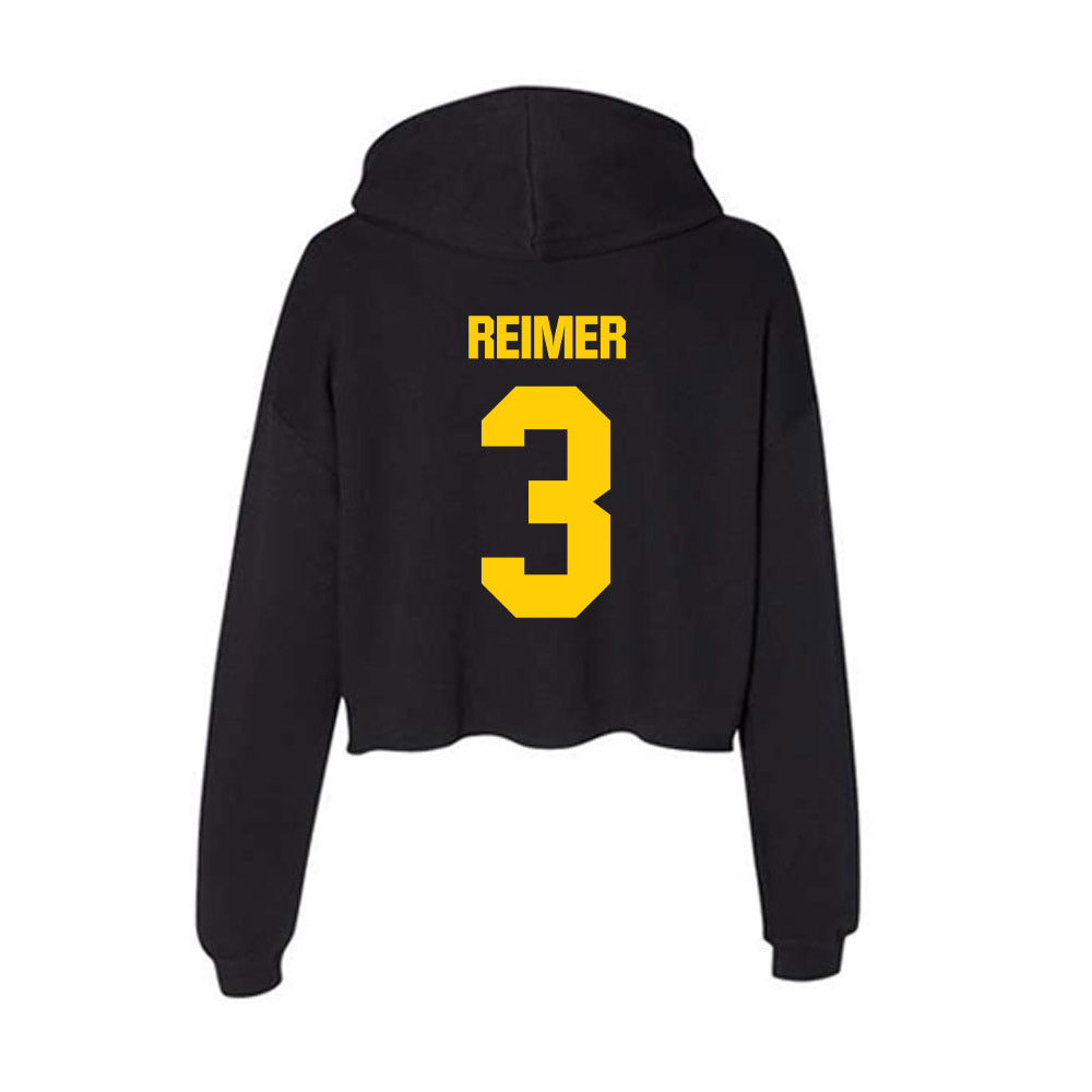 Iowa - NCAA Women's Soccer : Sammy Reimer - Women's Crop Fleece Hoodie-1
