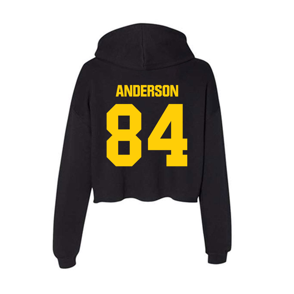 Iowa - NCAA Football : Joseph Anderson - Women's Crop Fleece Hoodie-1