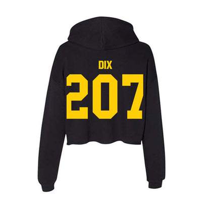 Iowa - NCAA Women's Wrestling : Libby Dix - Women's Crop Fleece Hoodie-1