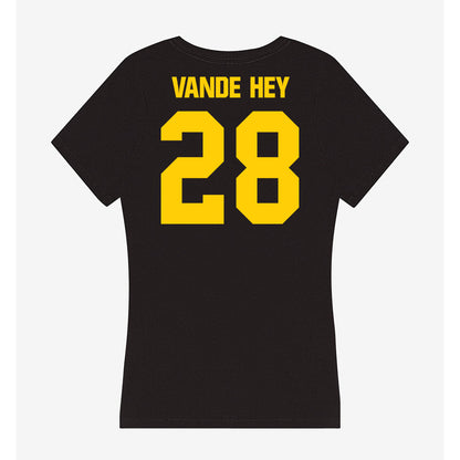 Iowa - NCAA Baseball : Trevor Vande Hey - Women's V-Neck T-Shirt-1