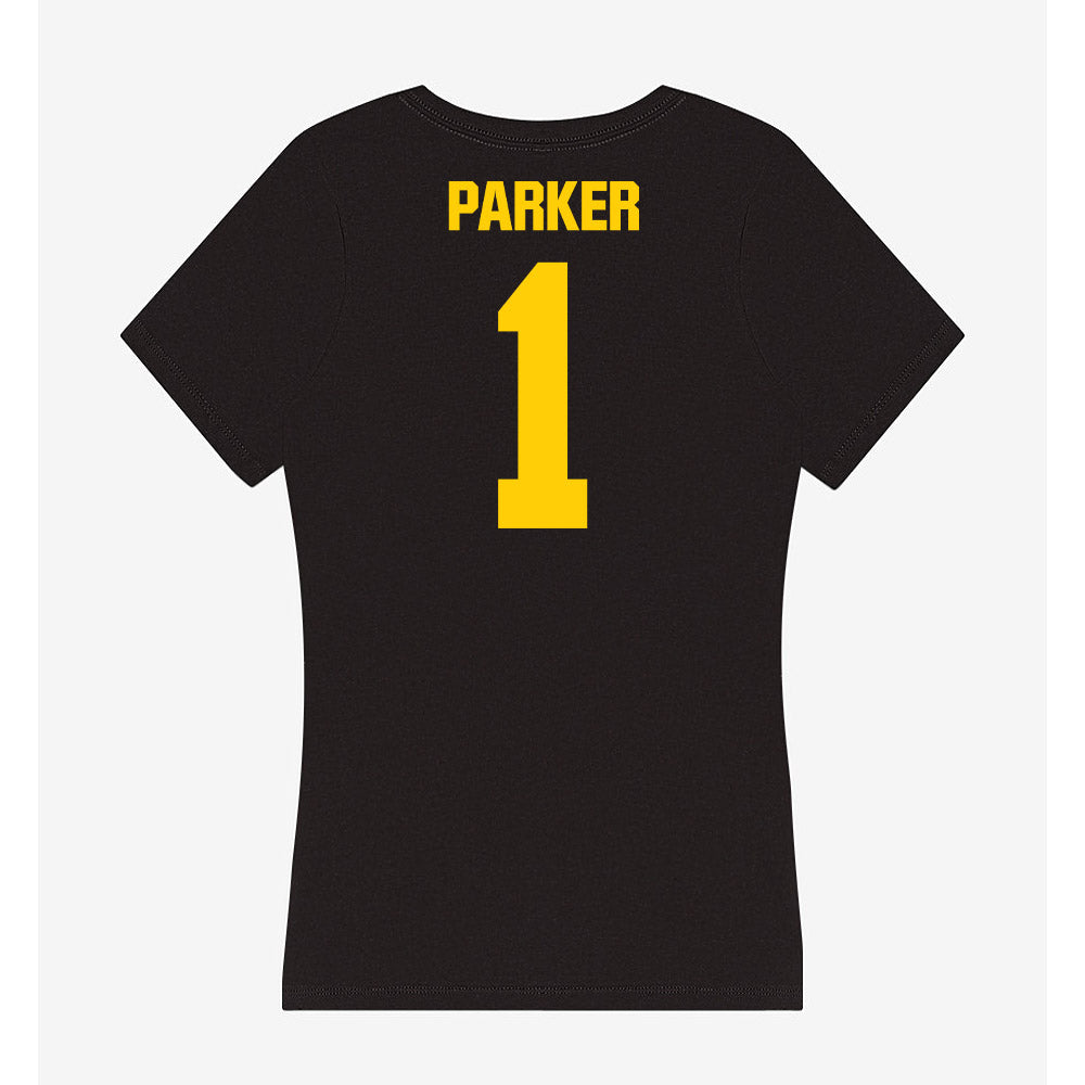Iowa - NCAA Football : KJ Parker - Women's V-Neck T-Shirt-1