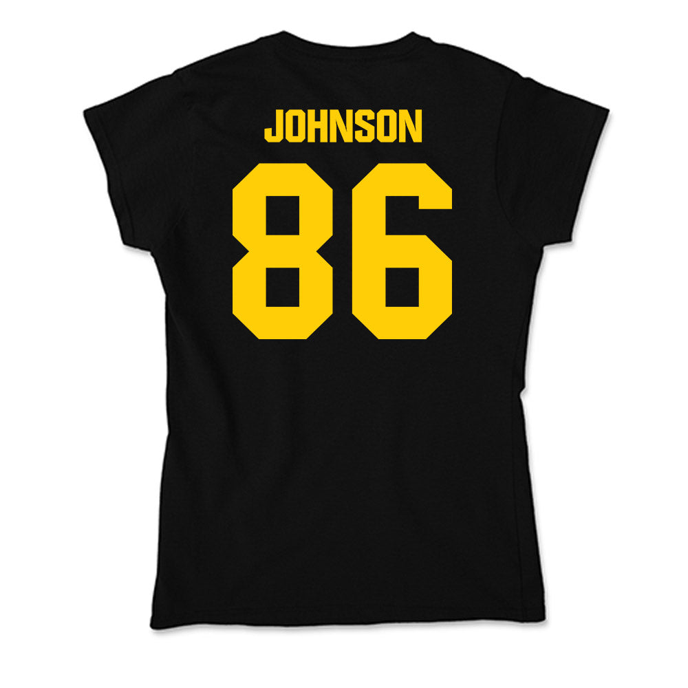 Iowa - NCAA Football : Eli Johnson - Soft Style Women’s T-Shirt-1
