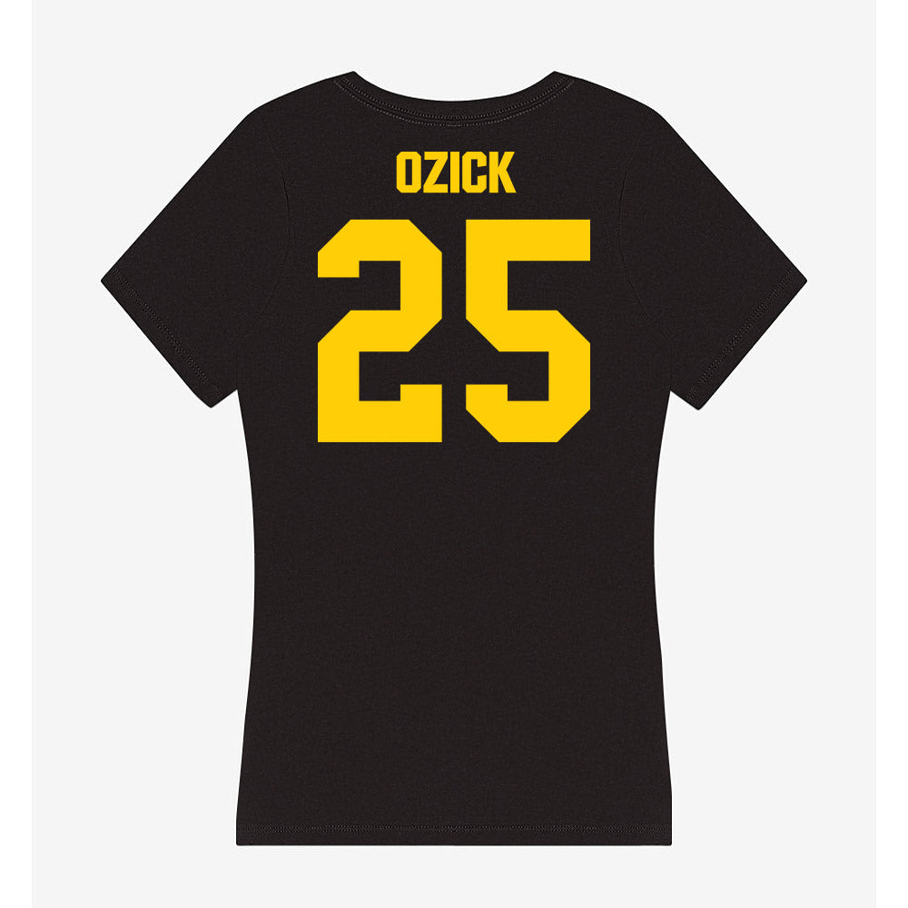 Iowa - NCAA Football : Eli Ozick - Women's V-Neck T-Shirt-1