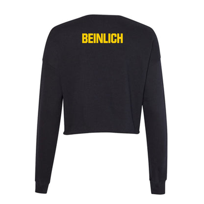 Iowa - NCAA Women's Swimming & Diving : Simone Beinlich - Women's Cropped Crew Fleece-1