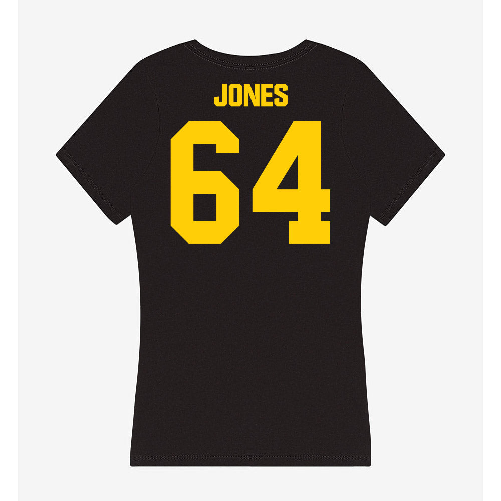 Iowa - NCAA Football : Leighton Jones - Women's V-Neck T-Shirt-1