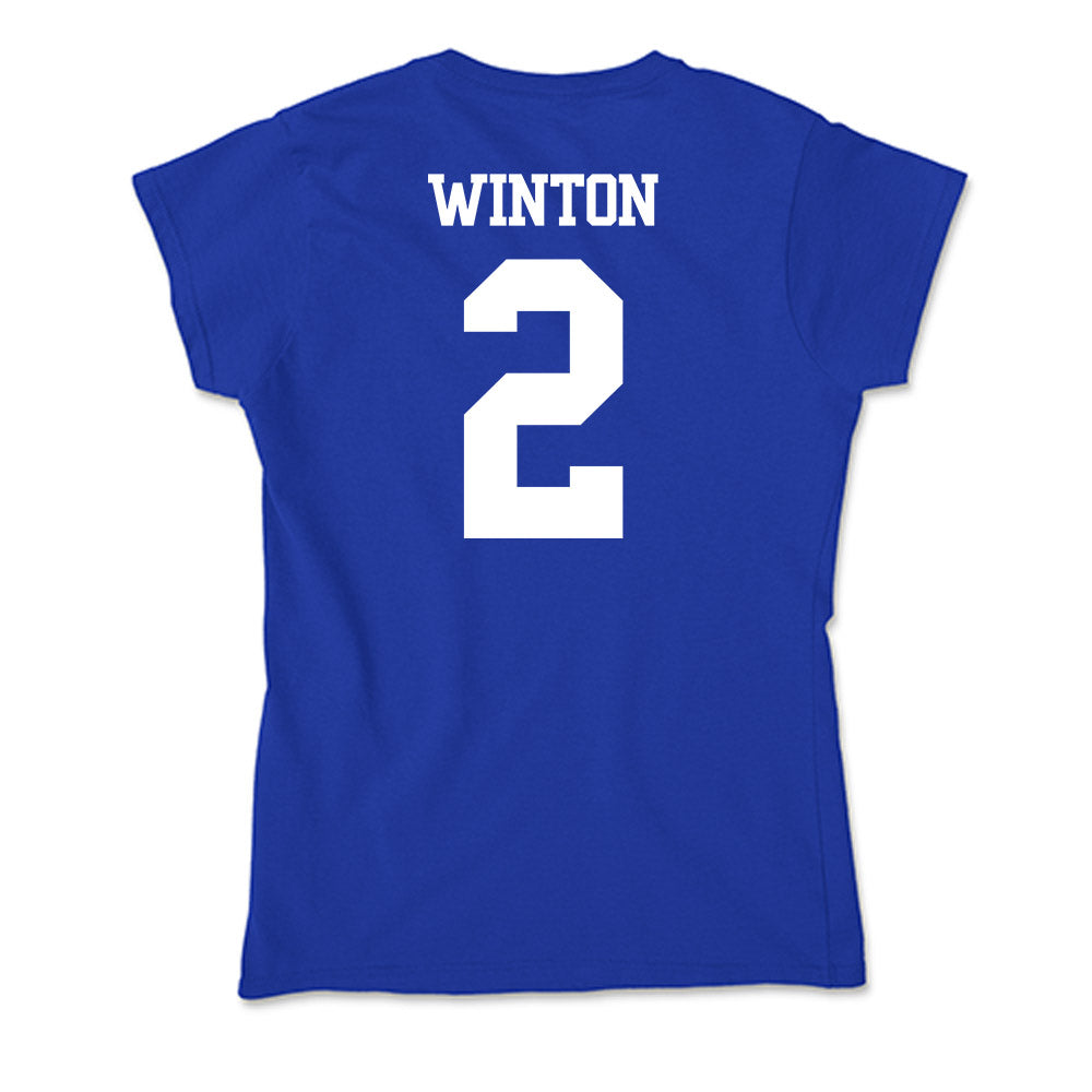 Kentucky - NCAA Women's Soccer : Isabella Winton - Soft Style Women’s T-Shirt-1