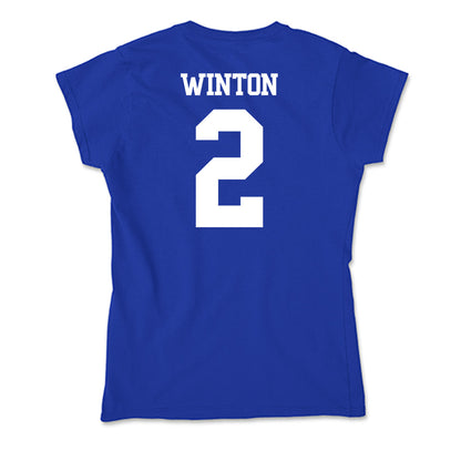 Kentucky - NCAA Women's Soccer : Isabella Winton - Soft Style Women’s T-Shirt-1