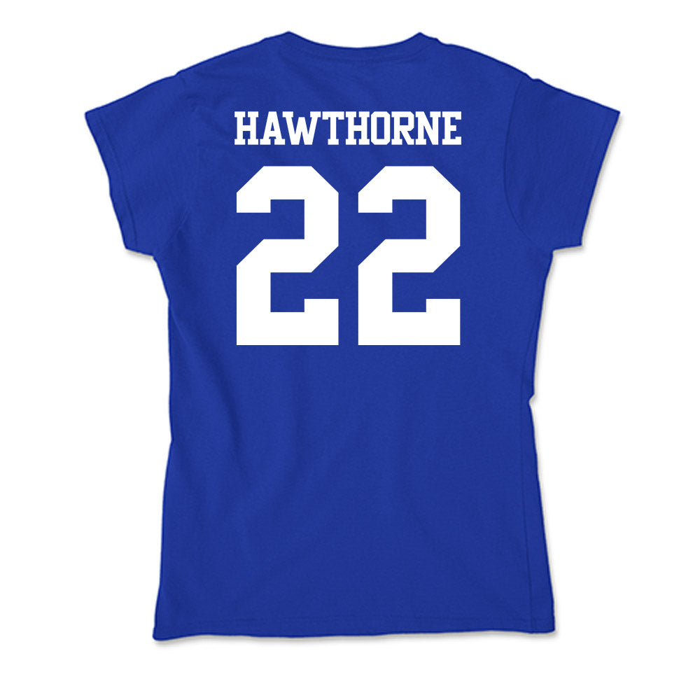 Kentucky - NCAA Men's Basketball : Braydon Hawthorne - Soft Style Women’s T-Shirt-1