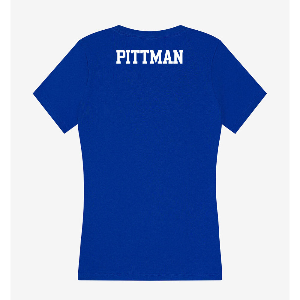 Kentucky - NCAA Cheerleading : Dareion Pittman - Women's V-Neck T-Shirt-1
