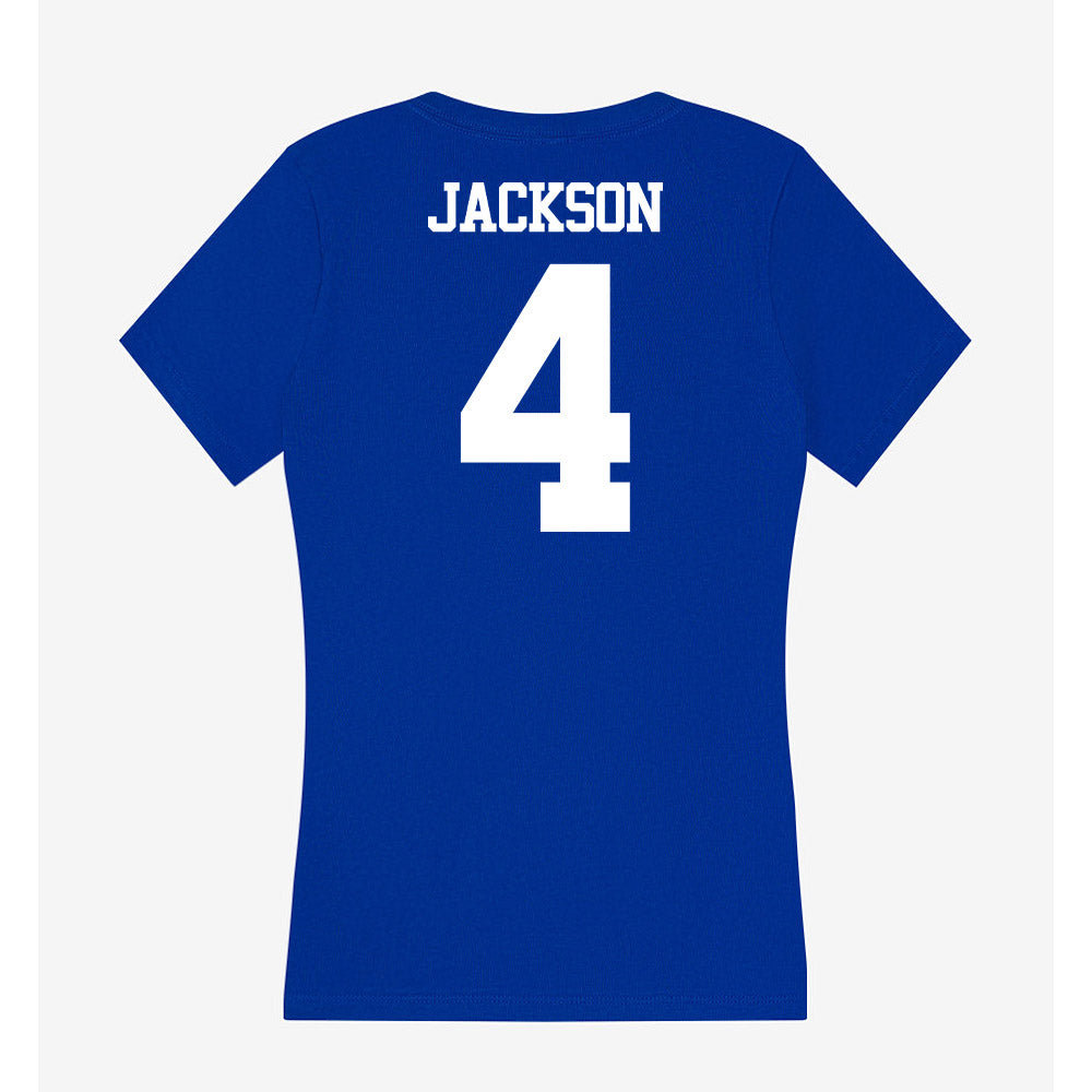 Kentucky - NCAA Baseball : Riley Jackson - Women's V-Neck T-Shirt-1