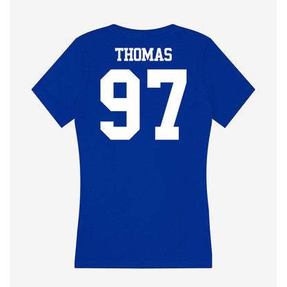 Kentucky - NCAA Football : Tyler Thomas - Women's V-Neck T-Shirt-1