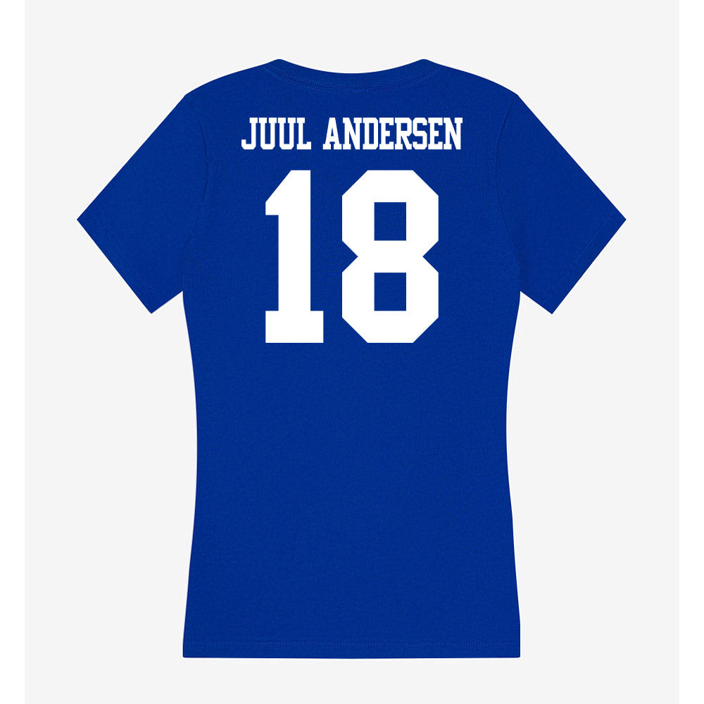 Kentucky - NCAA Men's Soccer : Marcus Juul Andersen - Women's V-Neck T-Shirt-1
