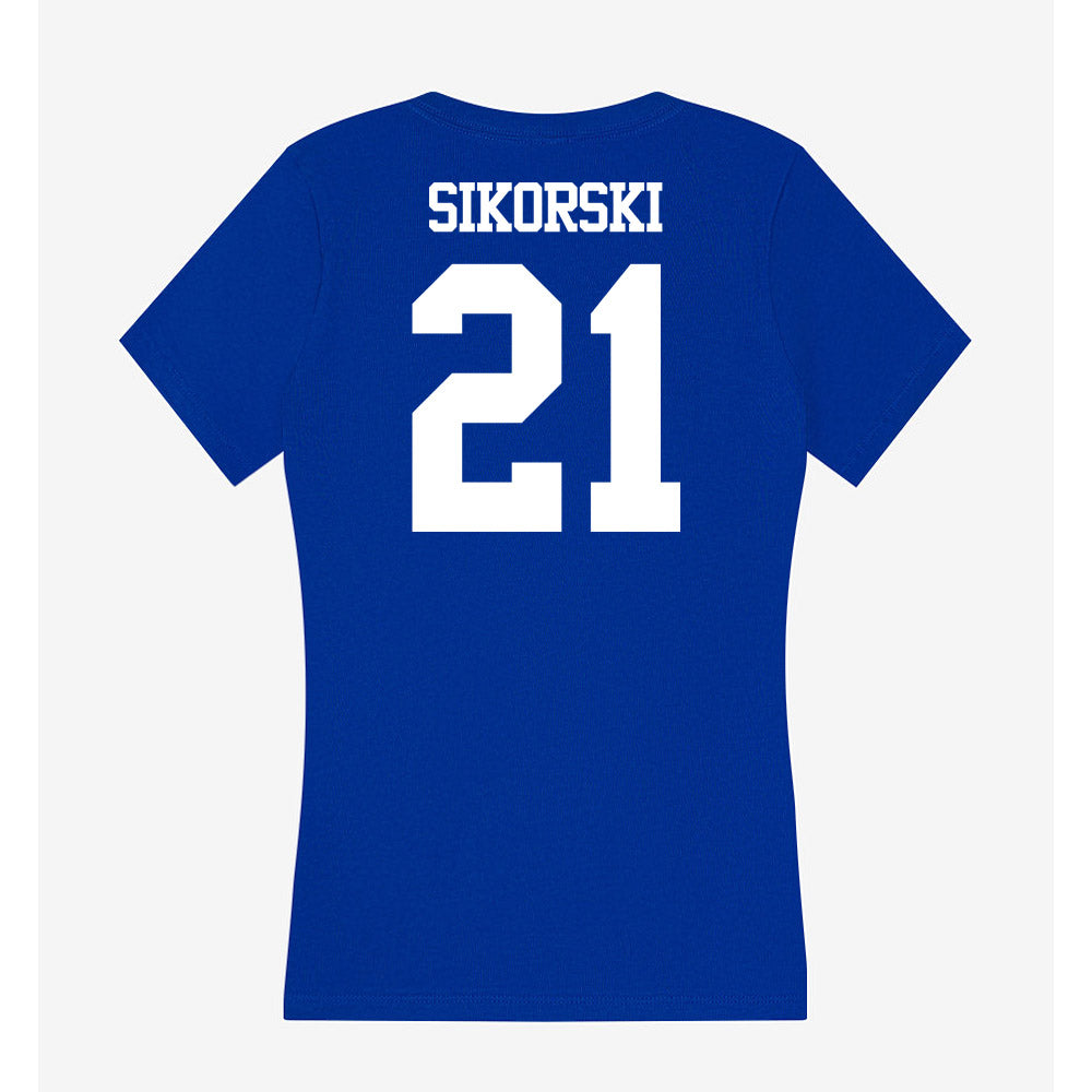 Kentucky - NCAA Women's Soccer : Anna Sikorski - Women's V-Neck T-Shirt-1