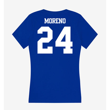 Kentucky - NCAA Men's Basketball : Malachi Moreno - Women's V-Neck T-Shirt-1