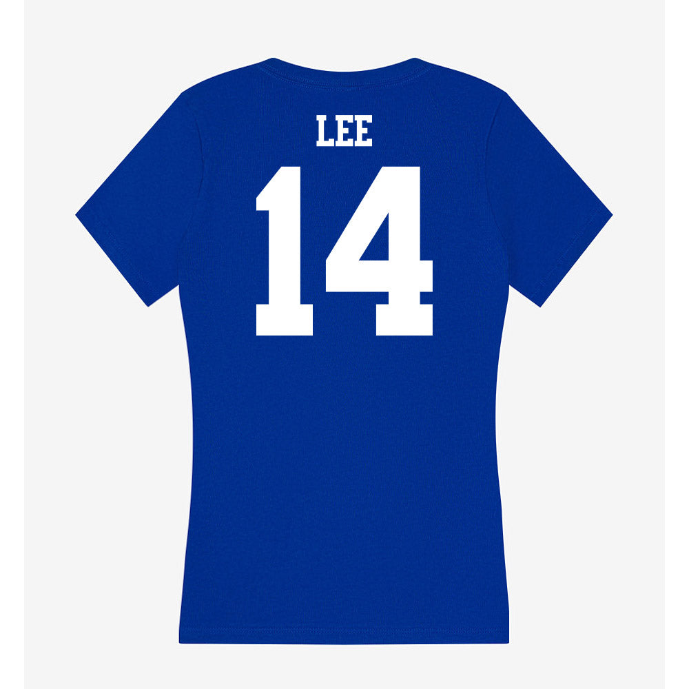 Kentucky - NCAA Men's Soccer : Michael Lee - Women's V-Neck T-Shirt-1