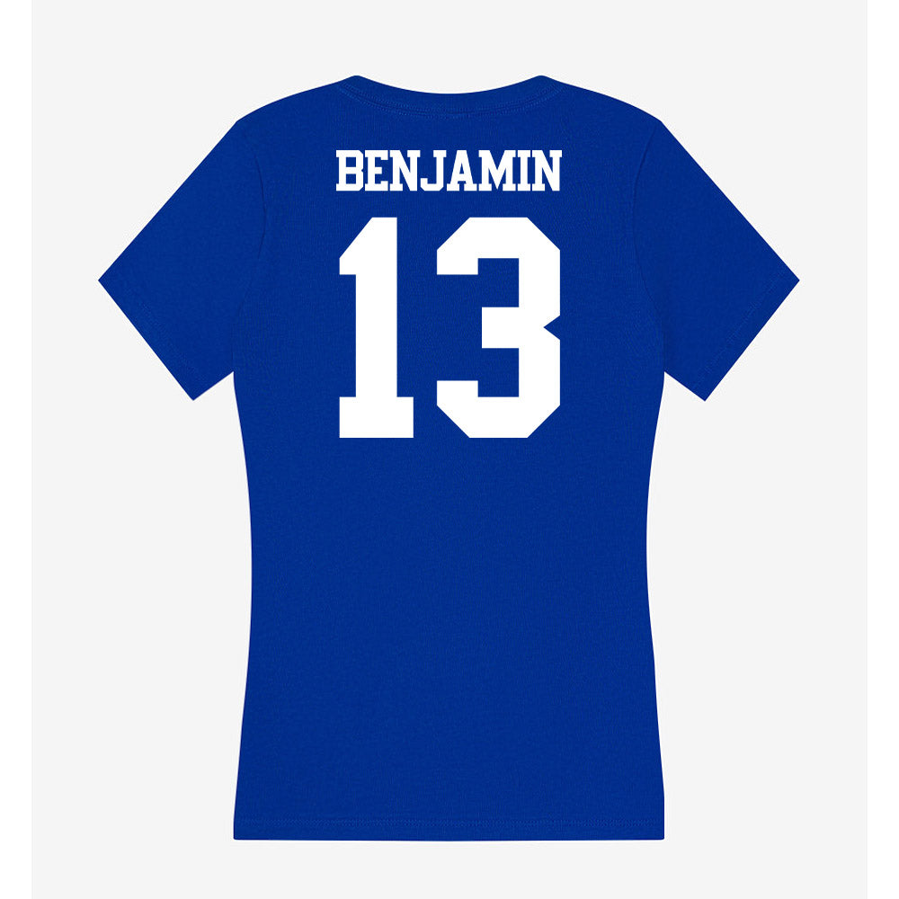 Kentucky - NCAA Women's Volleyball : Hannah Benjamin - Women's V-Neck T-Shirt-1