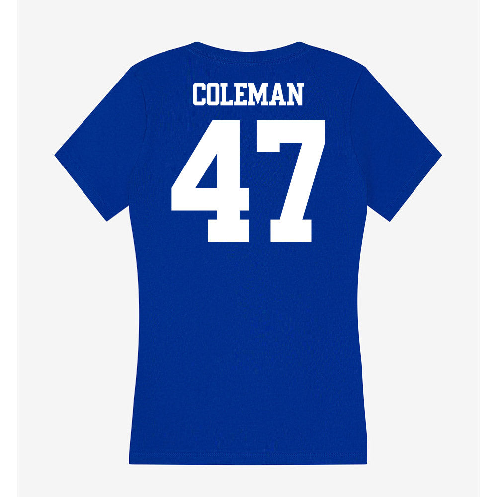 Kentucky - NCAA Baseball : William Coleman - Women's V-Neck T-Shirt-1