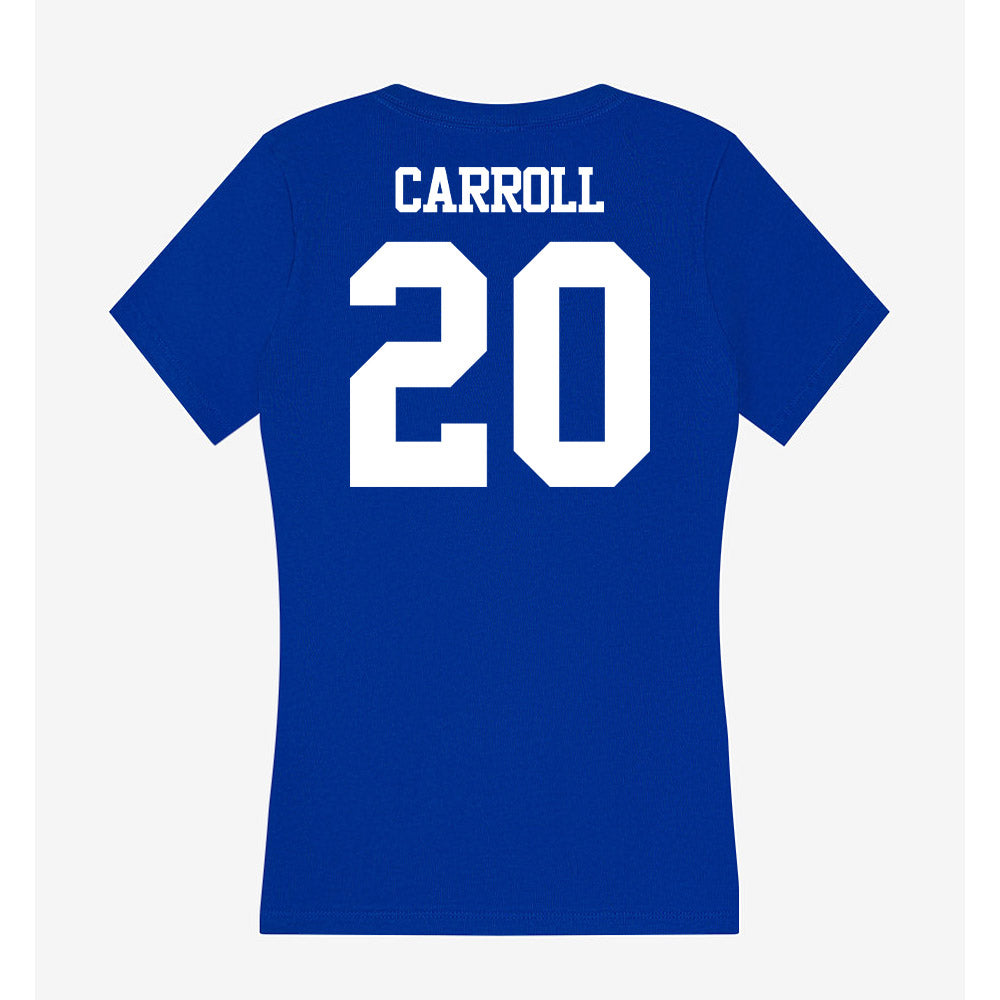 Kentucky - NCAA Women's Basketball : Kaelyn Carroll - Women's V-Neck T-Shirt-1