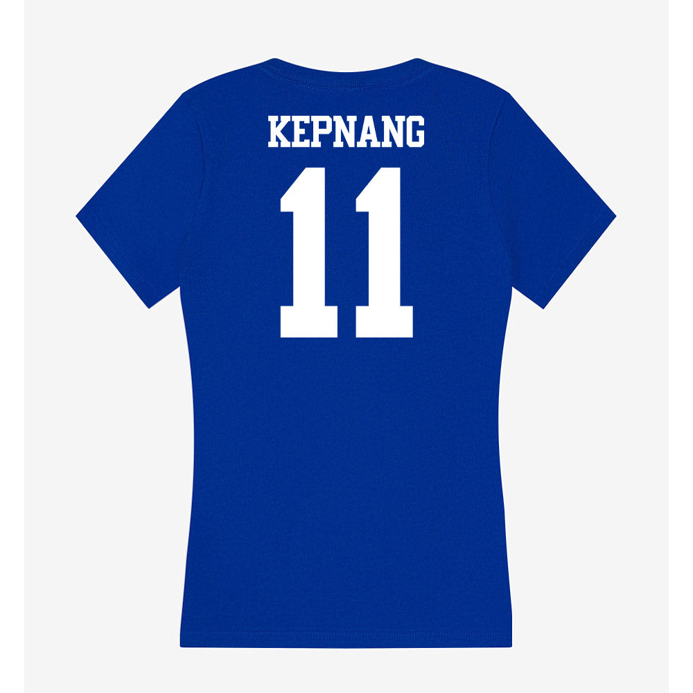 Kentucky - NCAA Men's Basketball : Franck Kepnang - Women's V-Neck T-Shirt-1