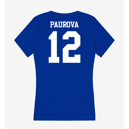 Kentucky - NCAA Women's Basketball : Dominika Paurova - Women's V-Neck T-Shirt-1