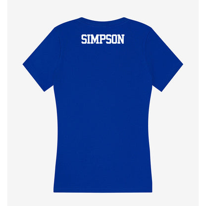 Kentucky - NCAA Women's Golf : Raleygh Simpson - Women's V-Neck T-Shirt-1