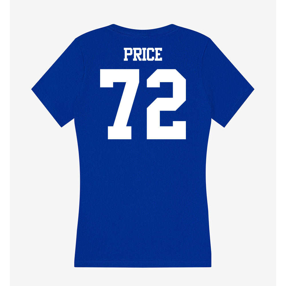 Kentucky - NCAA Football : Coleton Price - Women's V-Neck T-Shirt-1
